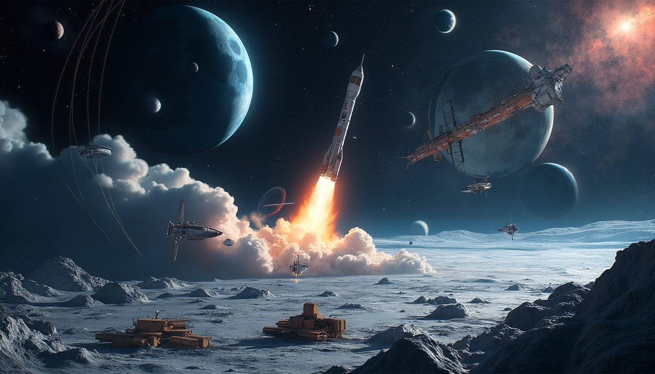 2025 Space Missions Advance Lunar Exploration and Commercial Space Travel